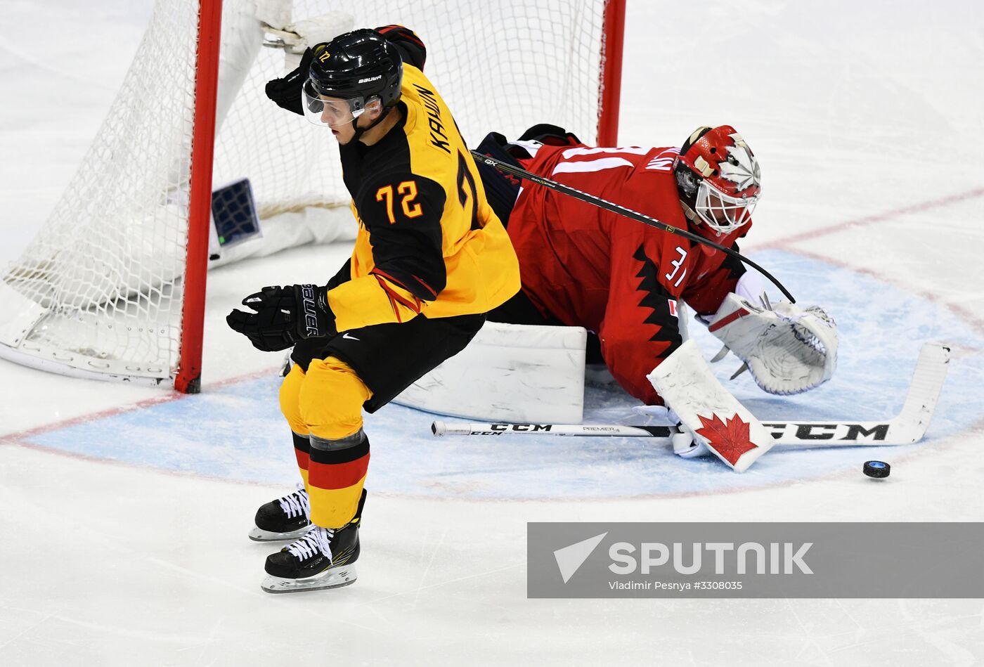 2018 Winter Olympics. Ice hockey. Men. Canada vs. Germany