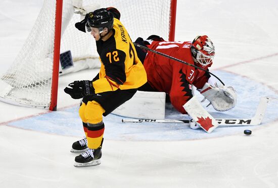 2018 Winter Olympics. Ice hockey. Men. Canada vs. Germany
