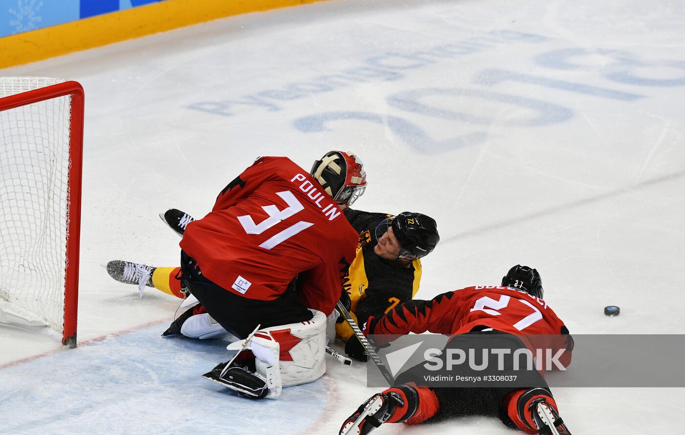 2018 Winter Olympics. Ice hockey. Men. Canada vs. Germany
