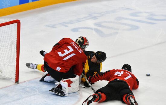 2018 Winter Olympics. Ice hockey. Men. Canada vs. Germany