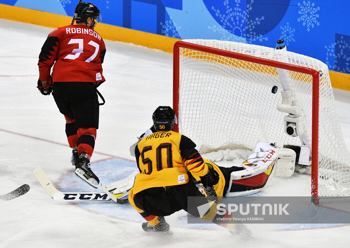 2018 Winter Olympics. Ice hockey. Men. Canada vs. Germany