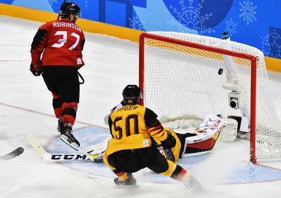 2018 Winter Olympics. Ice hockey. Men. Canada vs. Germany
