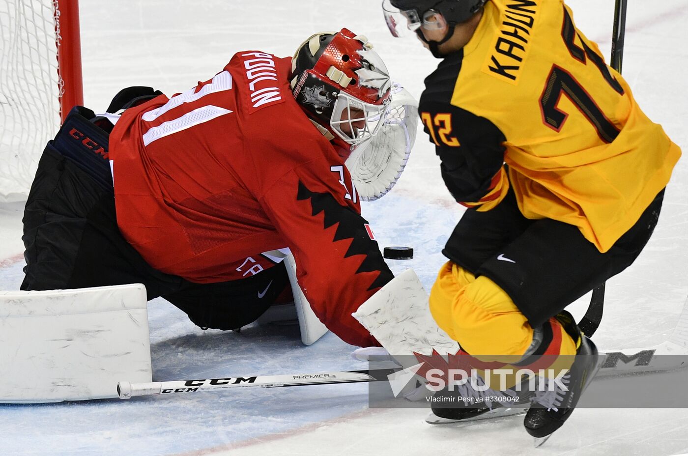 2018 Winter Olympics. Ice hockey. Men. Canada vs. Germany