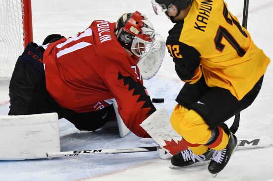 2018 Winter Olympics. Ice hockey. Men. Canada vs. Germany