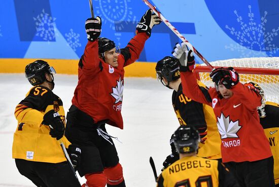 2018 Winter Olympics. Ice hockey. Men. Canada vs. Germany