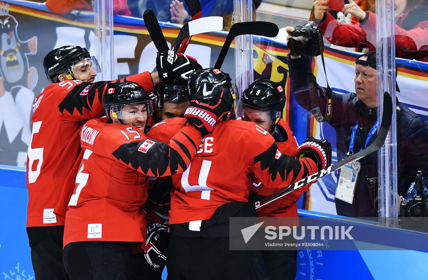 2018 Winter Olympics. Ice hockey. Men. Canada vs. Germany