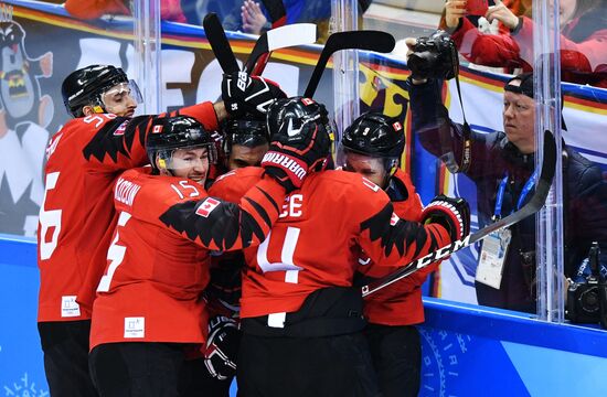 2018 Winter Olympics. Ice hockey. Men. Canada vs. Germany