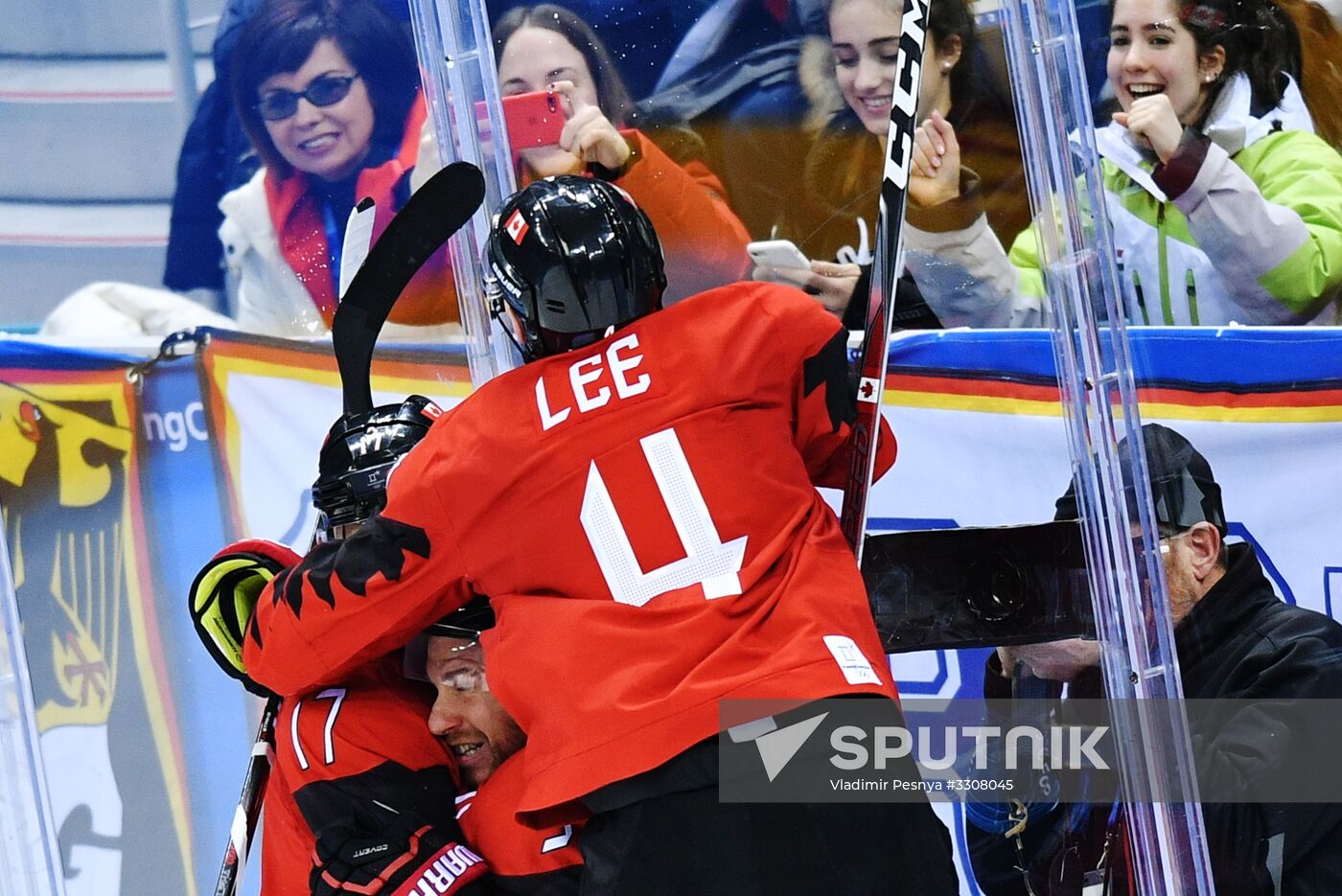 2018 Winter Olympics. Ice hockey. Men. Canada vs. Germany