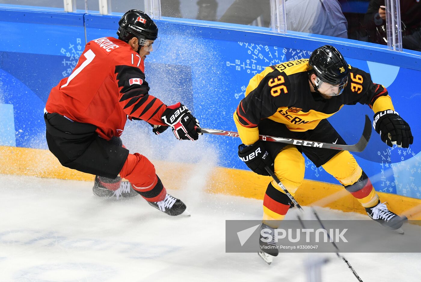 2018 Winter Olympics. Ice hockey. Men. Canada vs. Germany