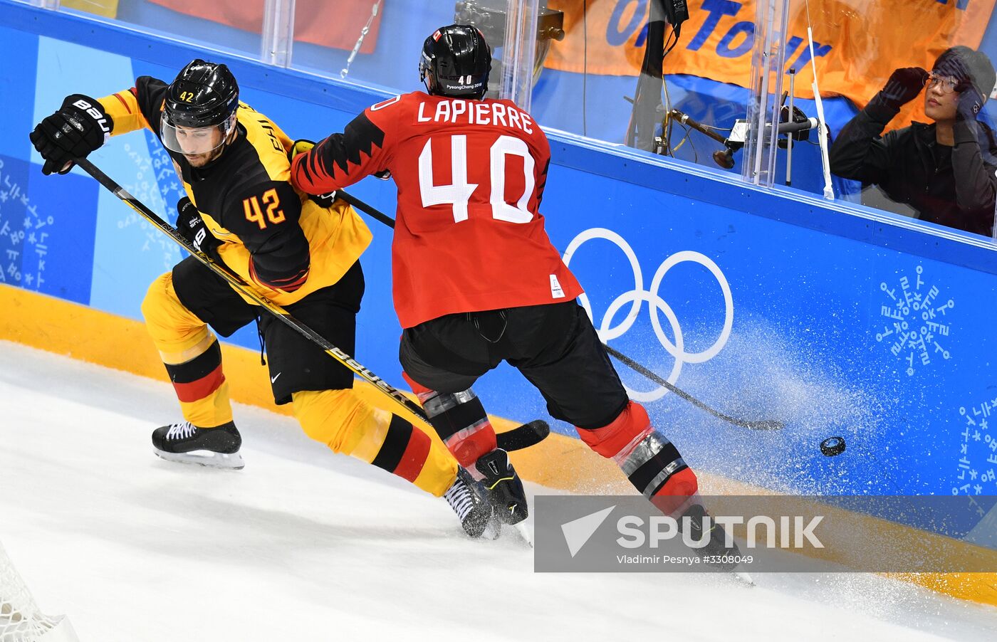 2018 Winter Olympics. Ice hockey. Men. Canada vs. Germany