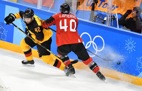 2018 Winter Olympics. Ice hockey. Men. Canada vs. Germany