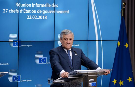 EU summit in Brussels
