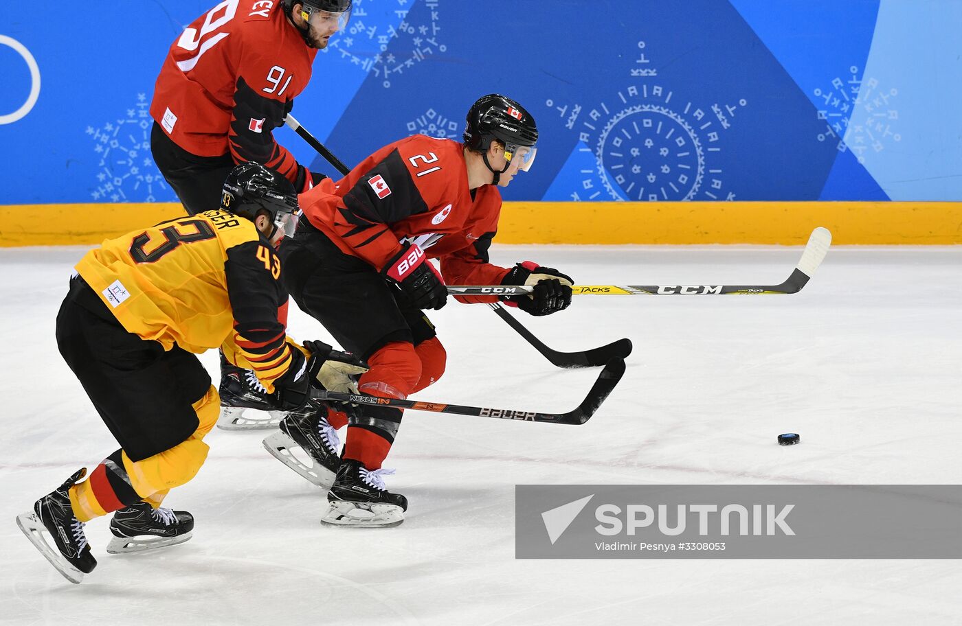 2018 Winter Olympics. Ice hockey. Men. Canada vs. Germany