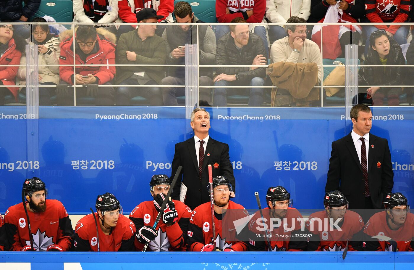 2018 Winter Olympics. Ice hockey. Men. Canada vs. Germany