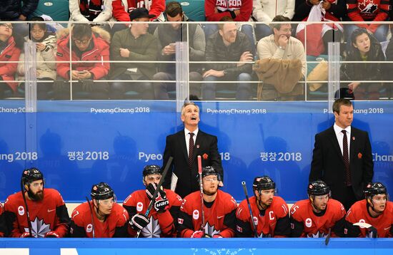 2018 Winter Olympics. Ice hockey. Men. Canada vs. Germany