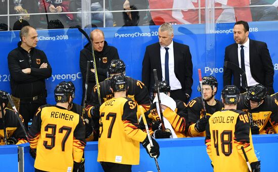 2018 Winter Olympics. Ice hockey. Men. Canada vs. Germany