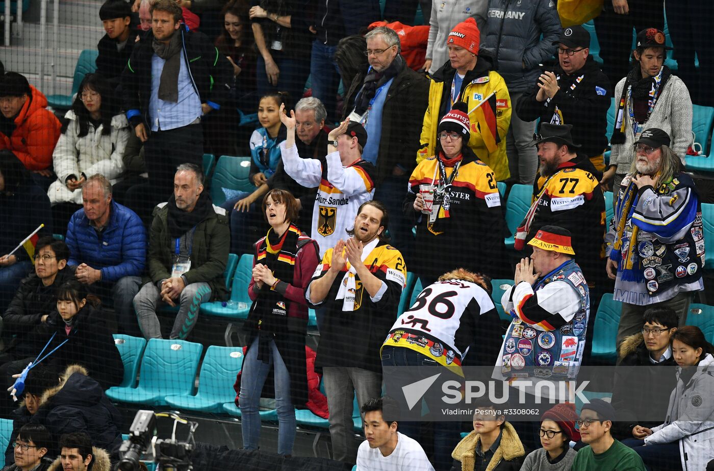 2018 Winter Olympics. Ice hockey. Men. Canada vs. Germany