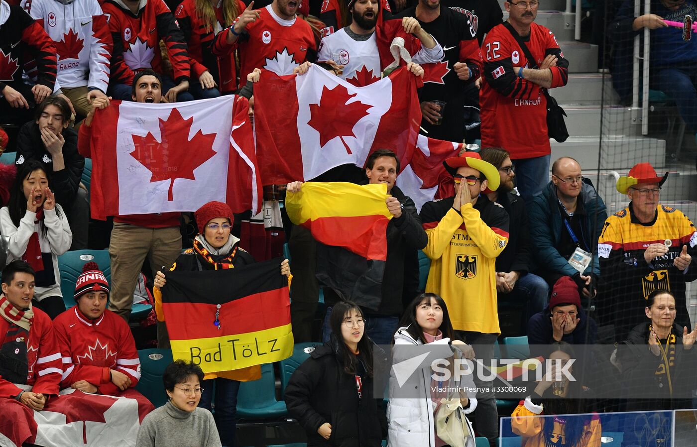 2018 Winter Olympics. Ice hockey. Men. Canada vs. Germany