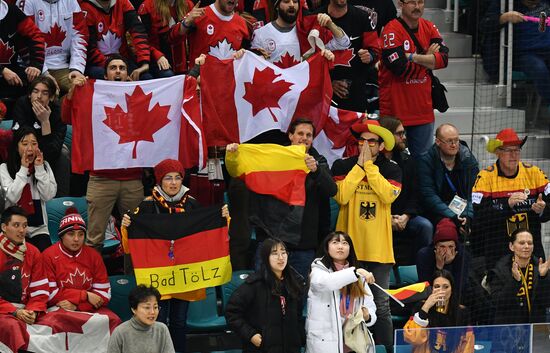 2018 Winter Olympics. Ice hockey. Men. Canada vs. Germany