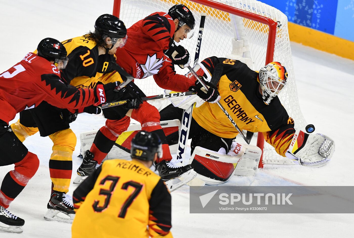 2018 Winter Olympics. Ice hockey. Men. Canada vs. Germany