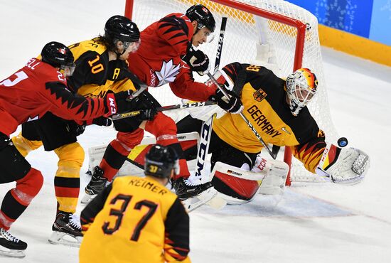2018 Winter Olympics. Ice hockey. Men. Canada vs. Germany