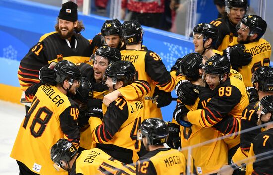 2018 Winter Olympics. Ice hockey. Men. Canada vs. Germany