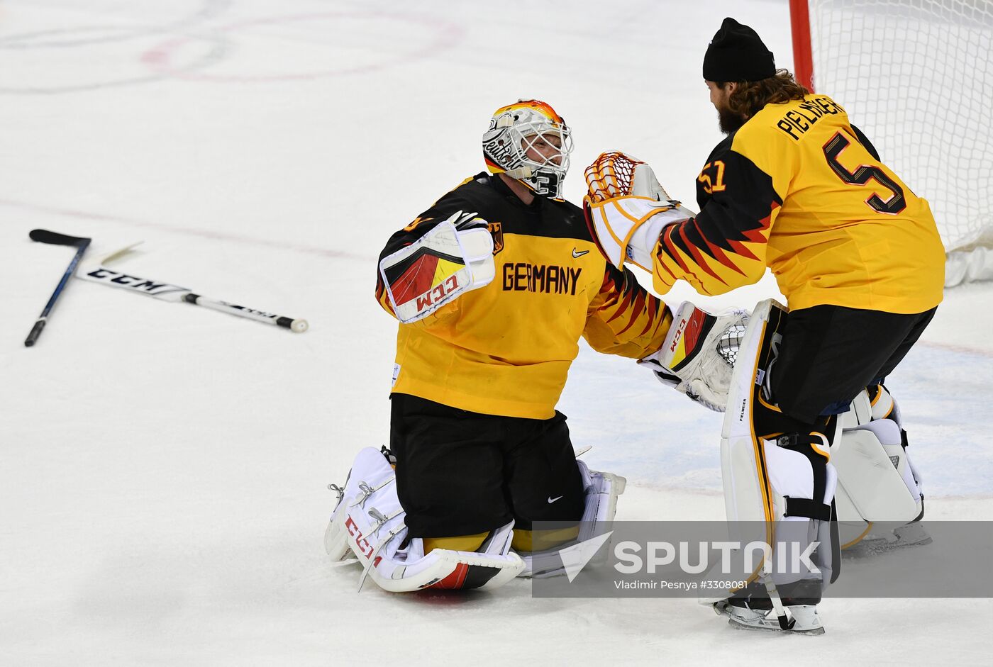 2018 Winter Olympics. Ice hockey. Men. Canada vs. Germany