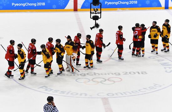 2018 Winter Olympics. Ice hockey. Men. Canada vs. Germany