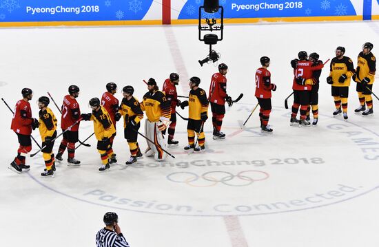 2018 Winter Olympics. Ice hockey. Men. Canada vs. Germany