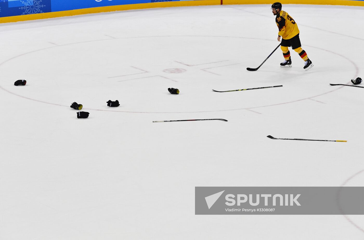 2018 Winter Olympics. Ice hockey. Men. Canada vs. Germany