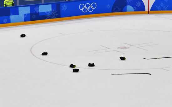 2018 Winter Olympics. Ice hockey. Men. Canada vs. Germany