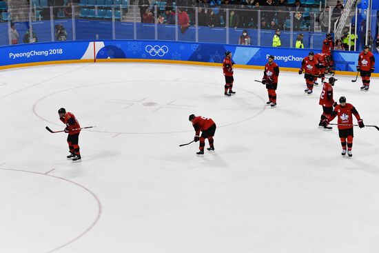 2018 Winter Olympics. Ice hockey. Men. Canada vs. Germany