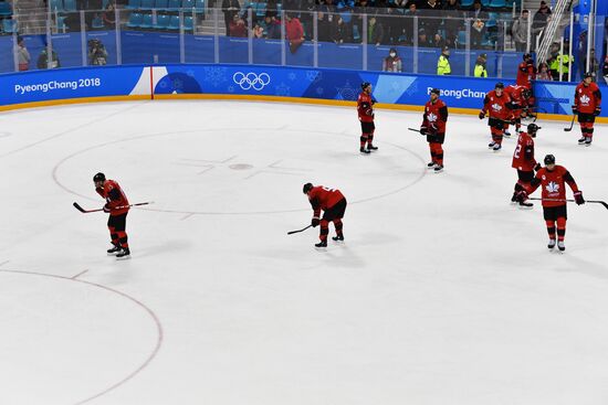 2018 Winter Olympics. Ice hockey. Men. Canada vs. Germany