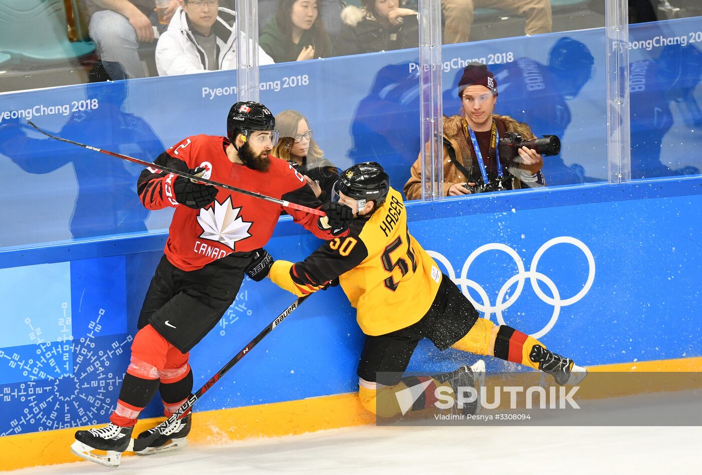 2018 Winter Olympics. Ice hockey. Men. Canada vs. Germany