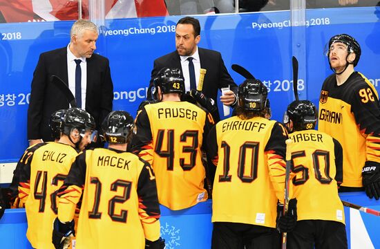 2018 Winter Olympics. Ice hockey. Men. Canada vs. Germany