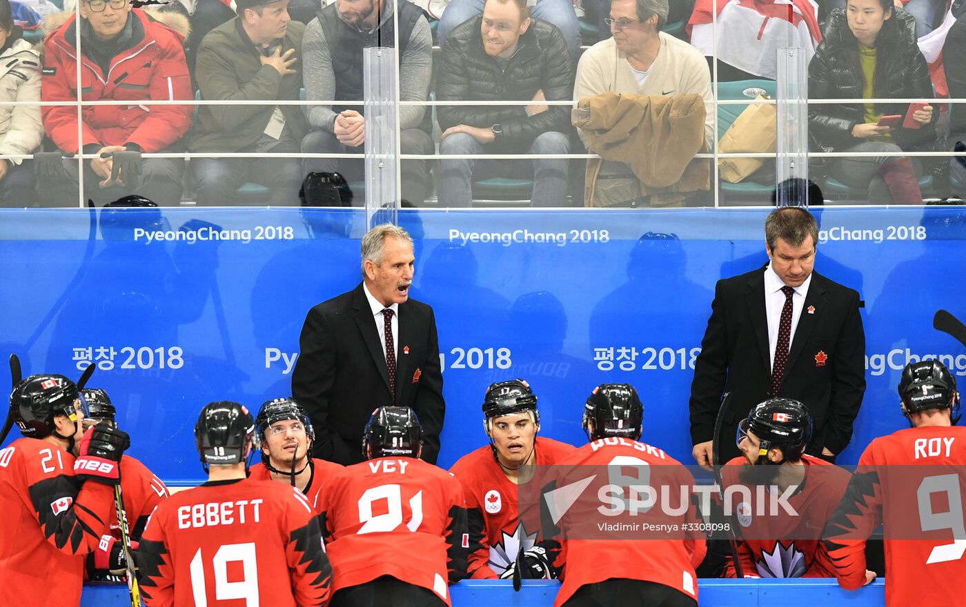 2018 Winter Olympics. Ice hockey. Men. Canada vs. Germany