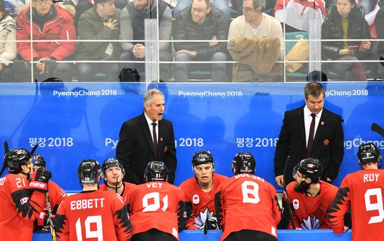 2018 Winter Olympics. Ice hockey. Men. Canada vs. Germany