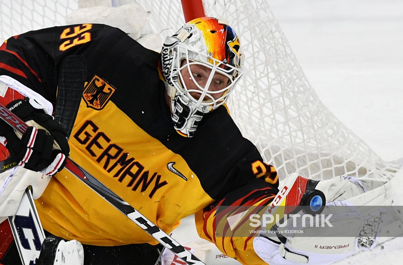 2018 Winter Olympics. Ice hockey. Men. Canada vs. Germany