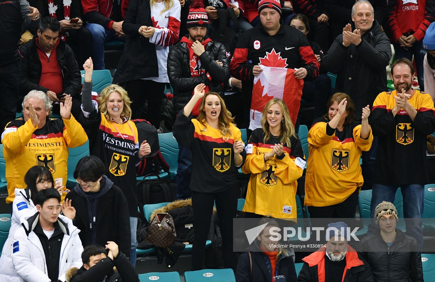 2018 Winter Olympics. Ice hockey. Men. Canada vs. Germany