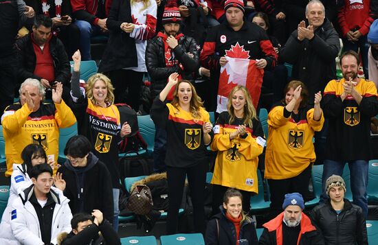 2018 Winter Olympics. Ice hockey. Men. Canada vs. Germany