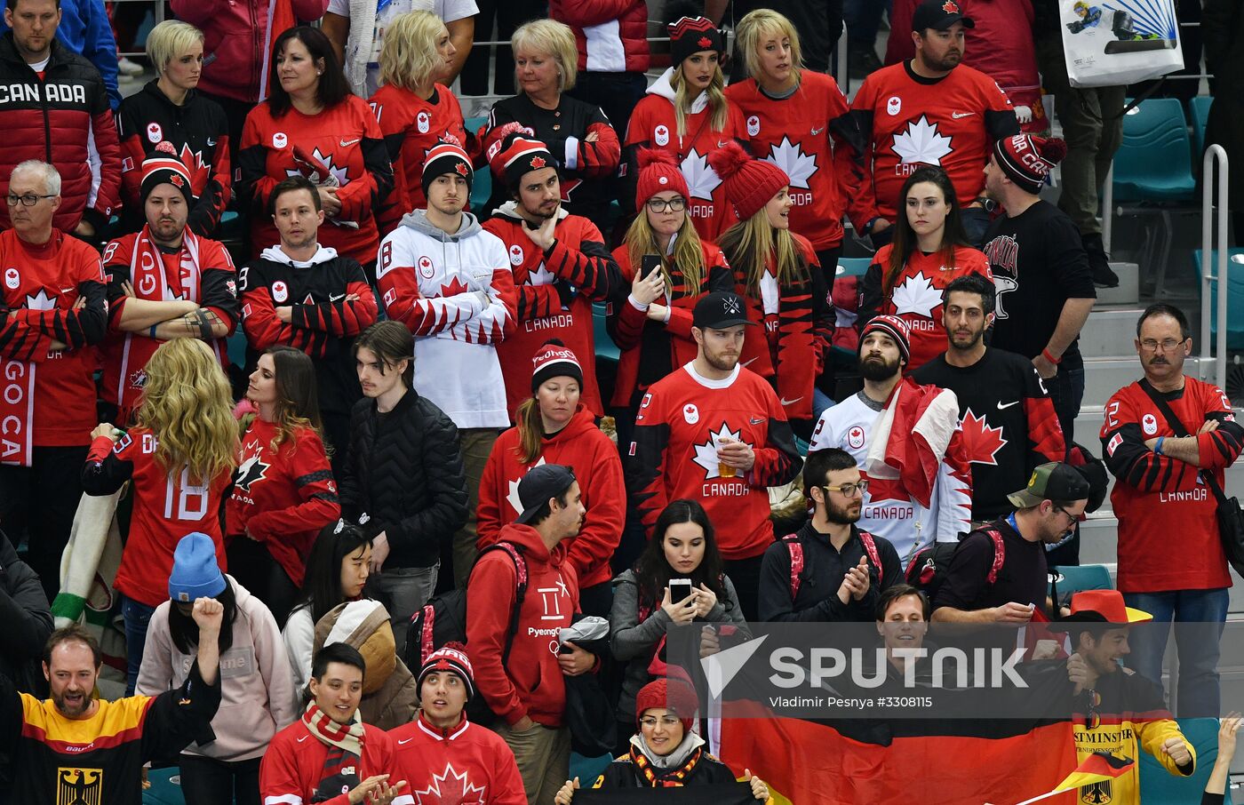 2018 Winter Olympics. Ice hockey. Men. Canada vs. Germany