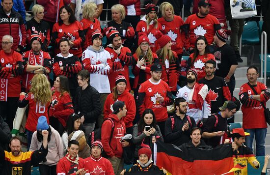 2018 Winter Olympics. Ice hockey. Men. Canada vs. Germany