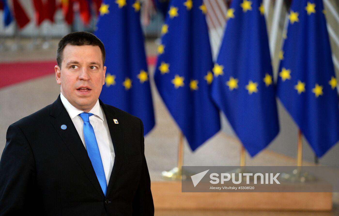 EU summit in Brussels