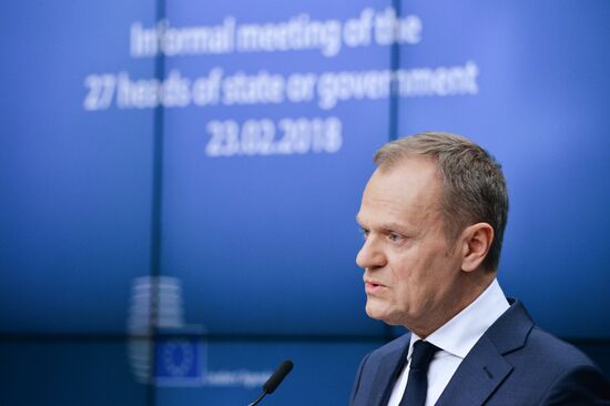 EU summit in Brussels