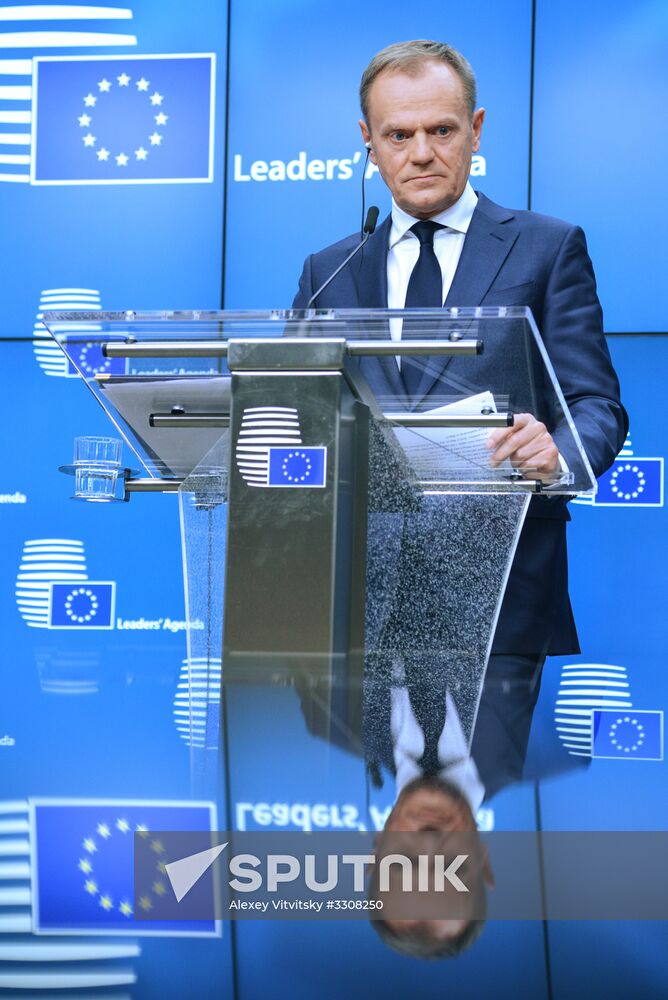 EU summit in Brussels