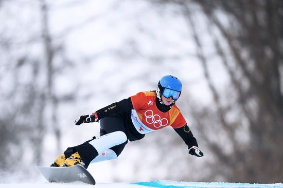 2018 Winter Olympics. Snowboarding. Women. Parallel giant slalom