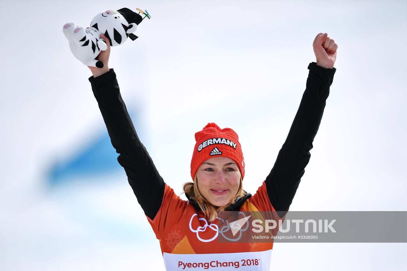 2018 Winter Olympics. Snowboarding. Women. Parallel giant slalom