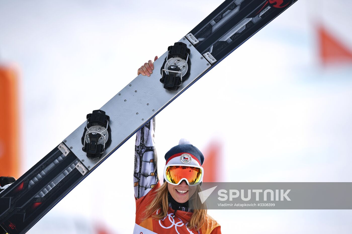 2018 Winter Olympics. Snowboarding. Women. Parallel giant slalom
