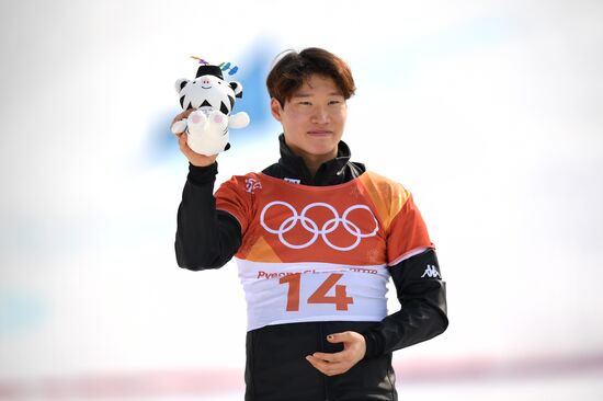 2018 Winter Olympics. Snowboarding. Men. Parallel giant slalom