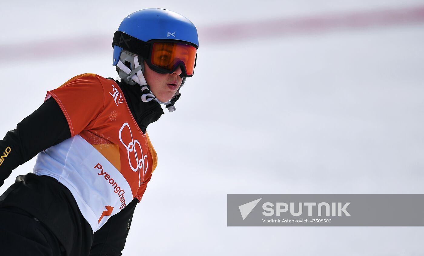 2018 Winter Olympics. Snowboarding. Women. Parallel giant slalom